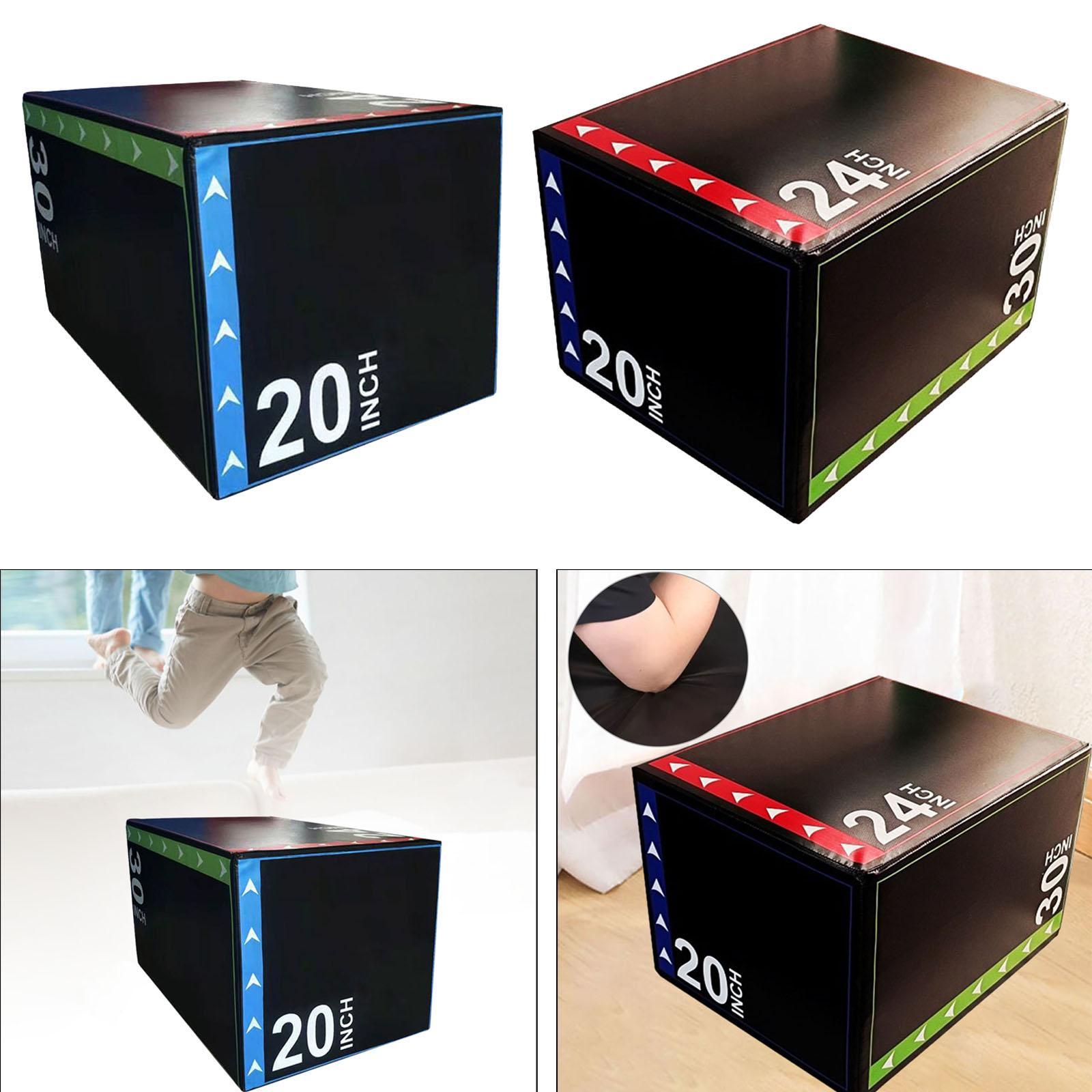 Home Gym Jump Box - Boîte de saut 3 en 1,