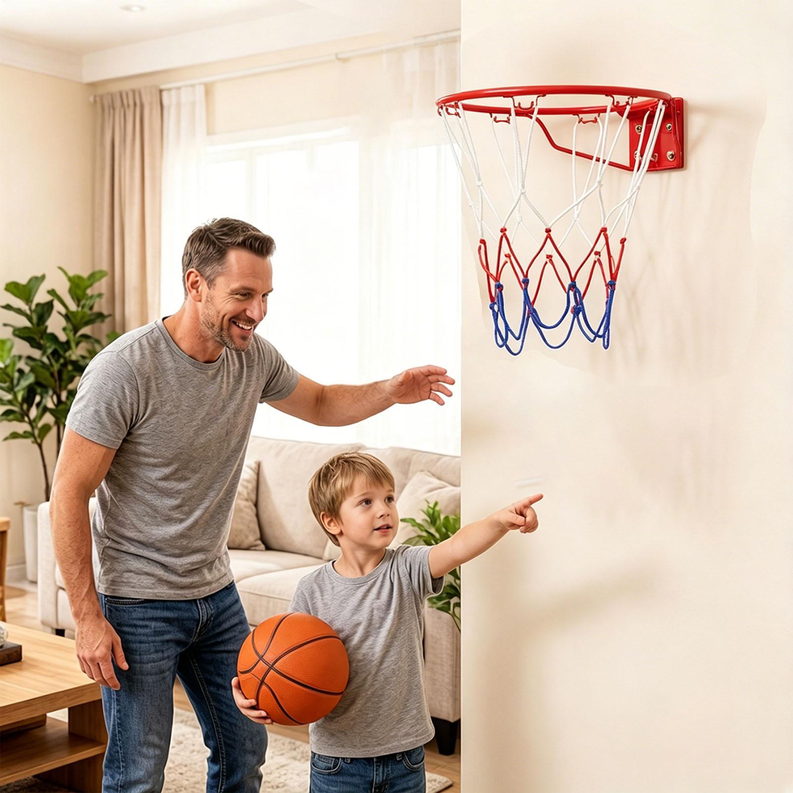 Home Gym And Basketball Court - Cerceau de basketball suspendable avec filet