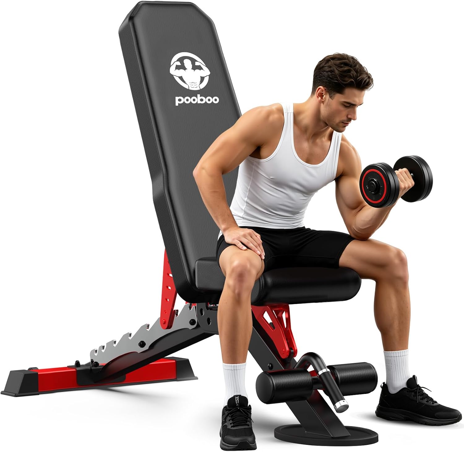 Home Gym Multi - Banc de musculation réglable, banc FID