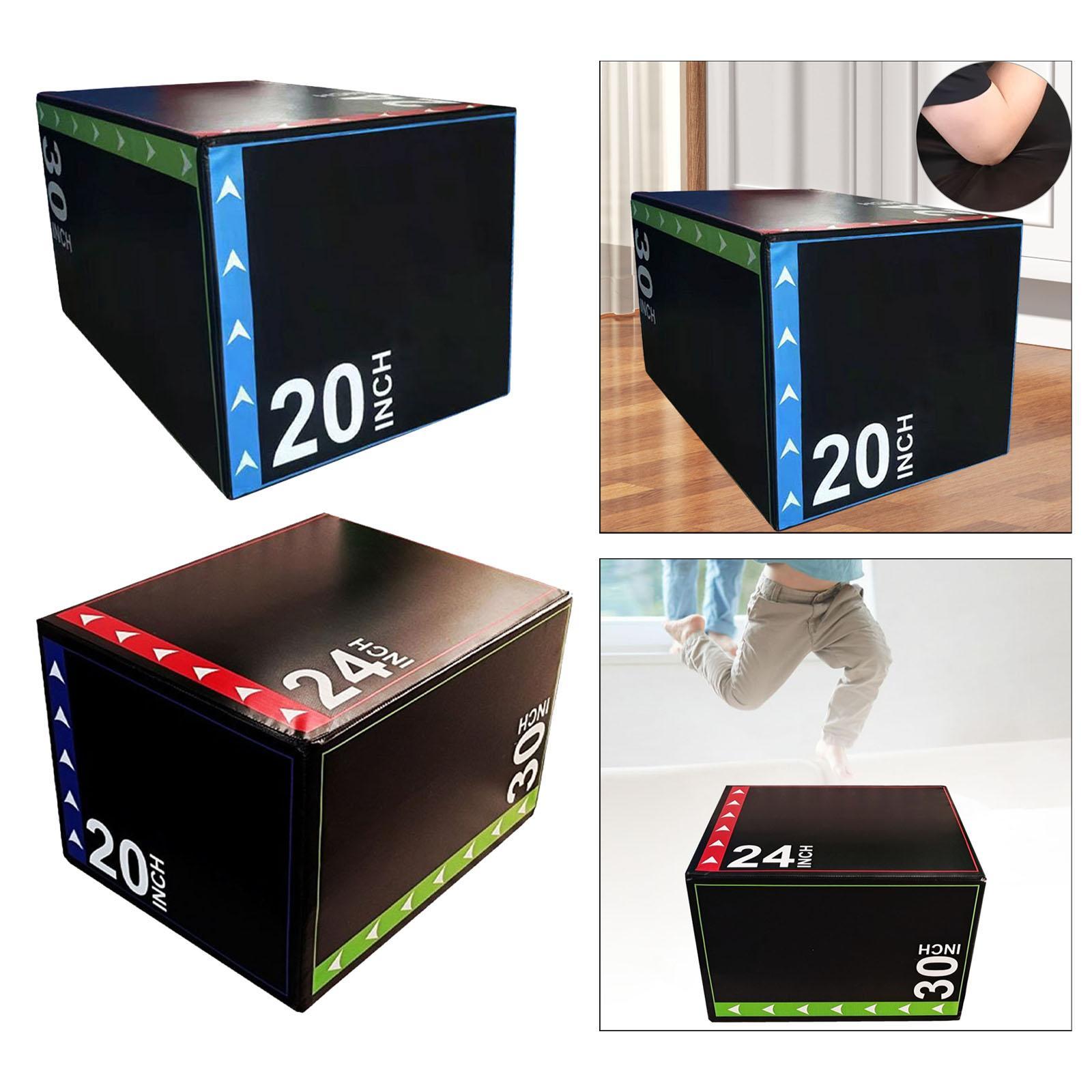 Home Gym Jump Box - Jump Box Antidérapant Polyvalent 3 en