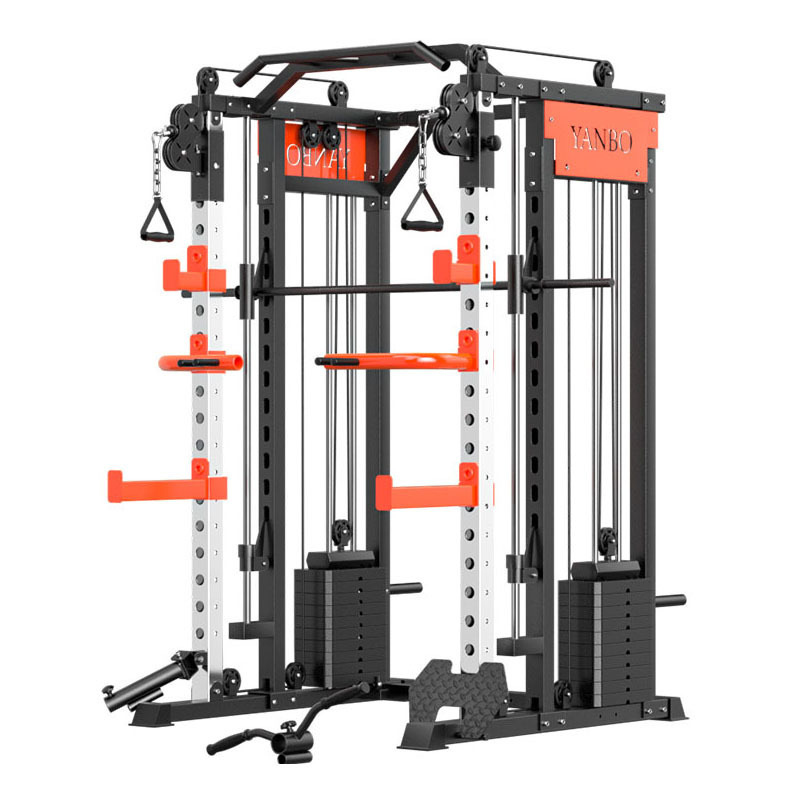 Home Gym Smith - Station d'entraînement complète multifonctionnelle : rack