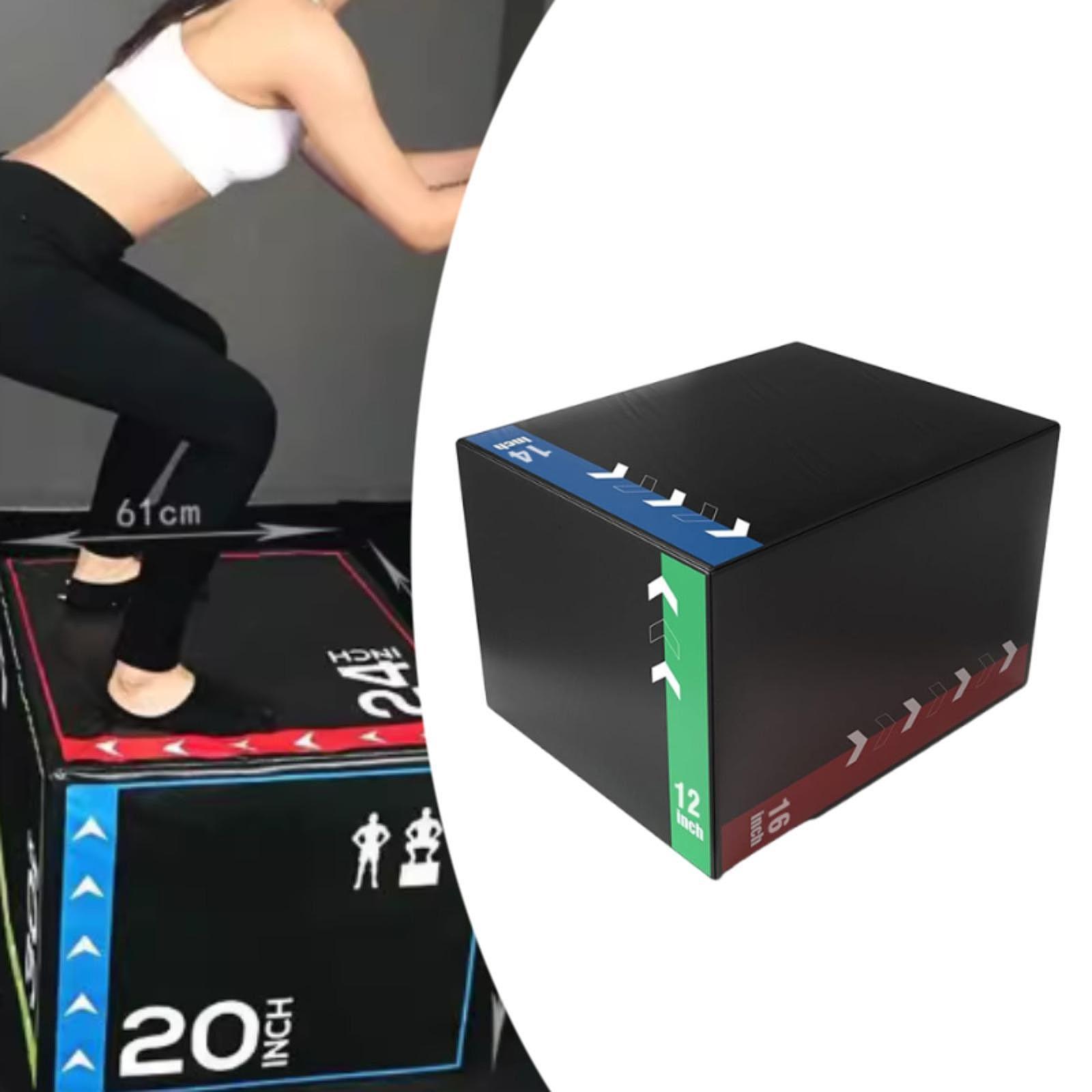 Home Gym Jump Box - Boîte à sauter pliométrique, boîte élévatrice