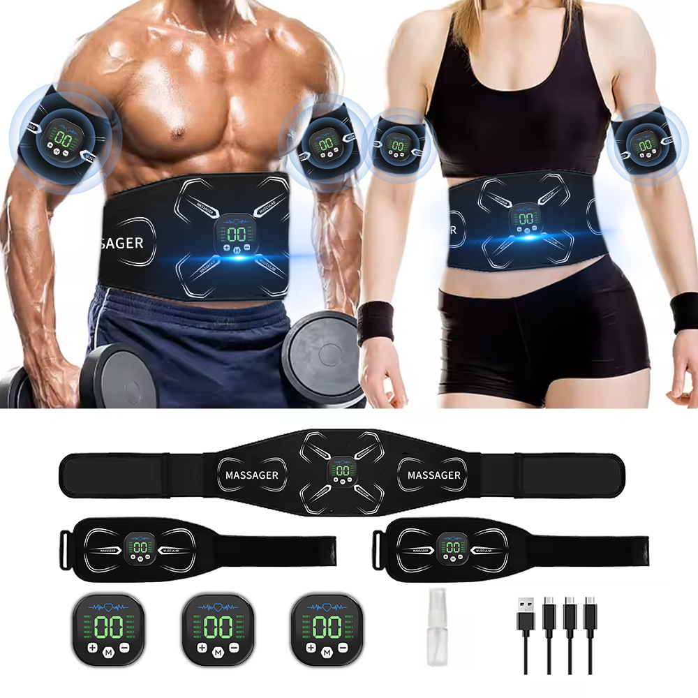 Home Gym Room - Stimulateur Musculaire EMS, Entraîneur Abdominal, Tonificateur