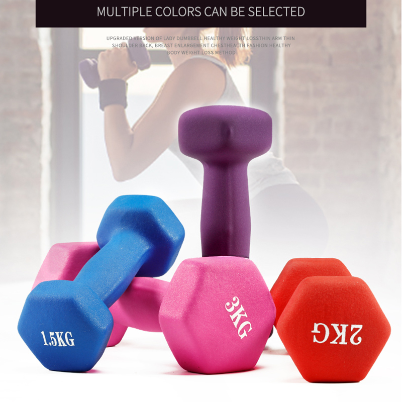 Hex Dumbbell Set - Haltère Hexagonal pour femmes, perte de