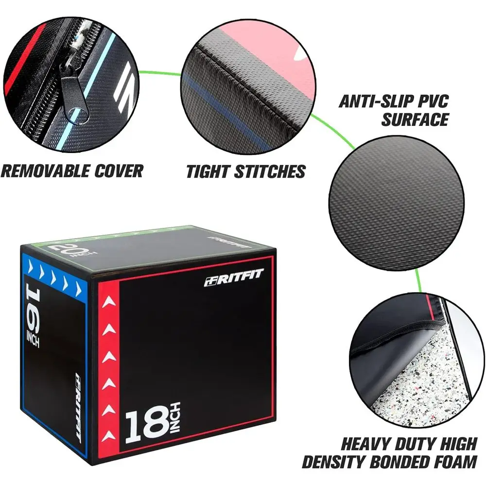 Ensemble de 3 boîtes pliométri - Home Gym Jump Box avis et prix