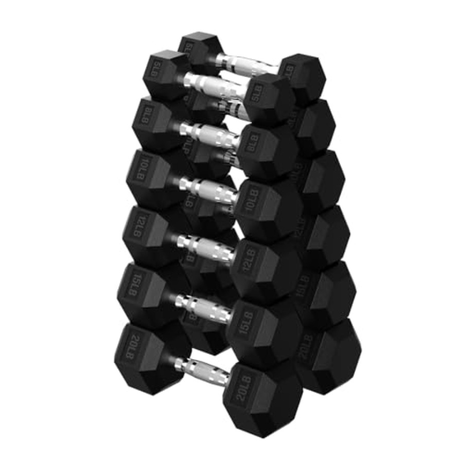Ensemble d'haltères hexagonale - Hex Dumbbell Set avis et prix