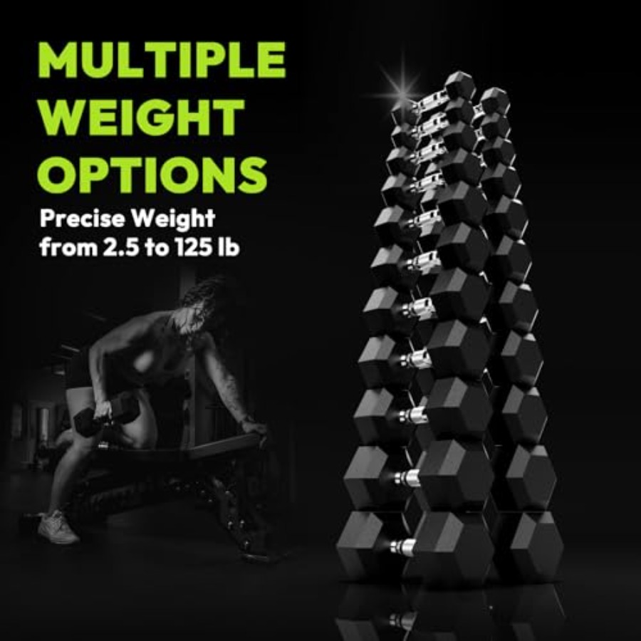 Ensemble d'haltères hexagonale - Hex Dumbbell Set avis et prix