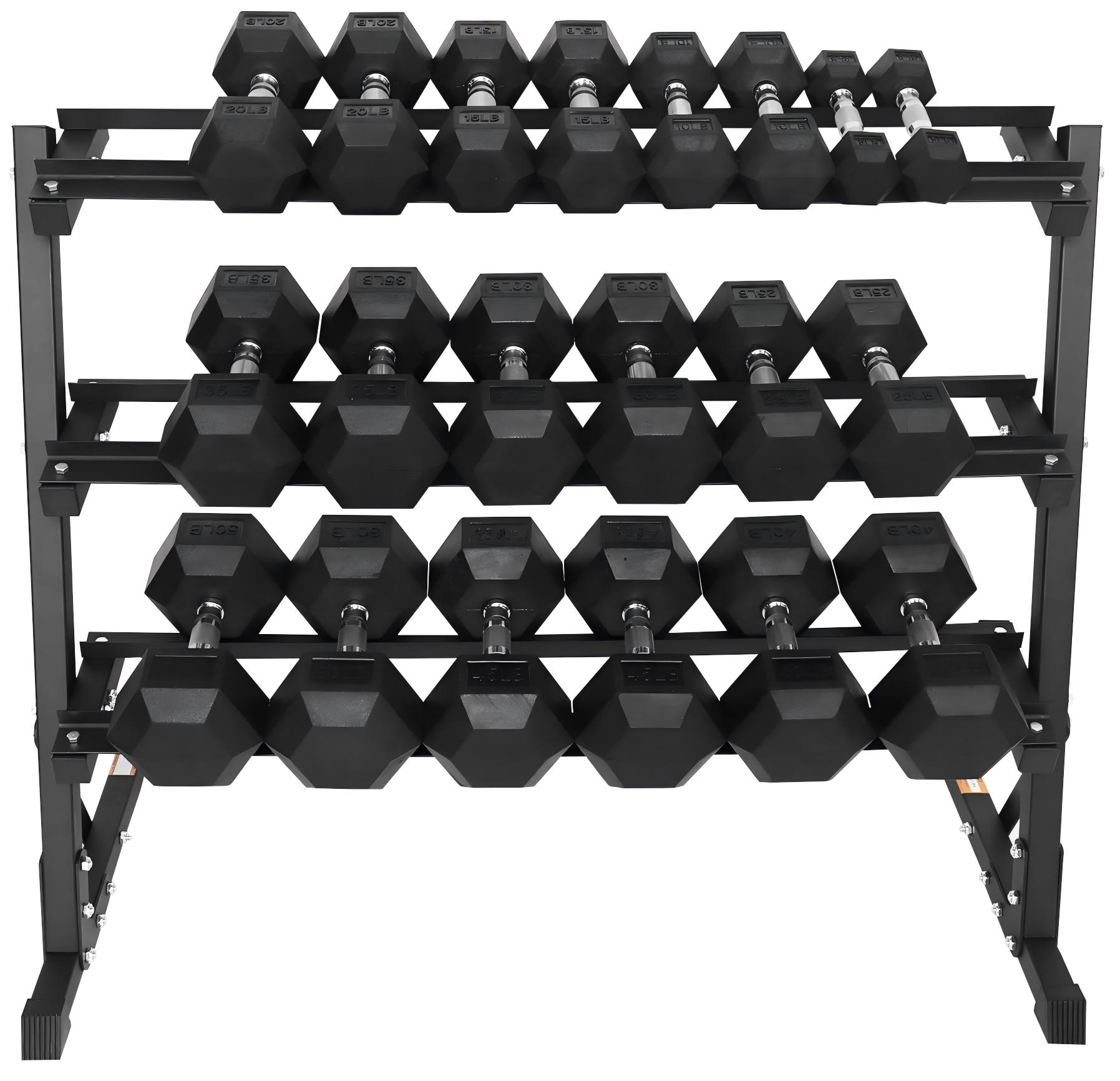 Haltères hexagonaux en caoutch - Hex Dumbbell Set avis et prix