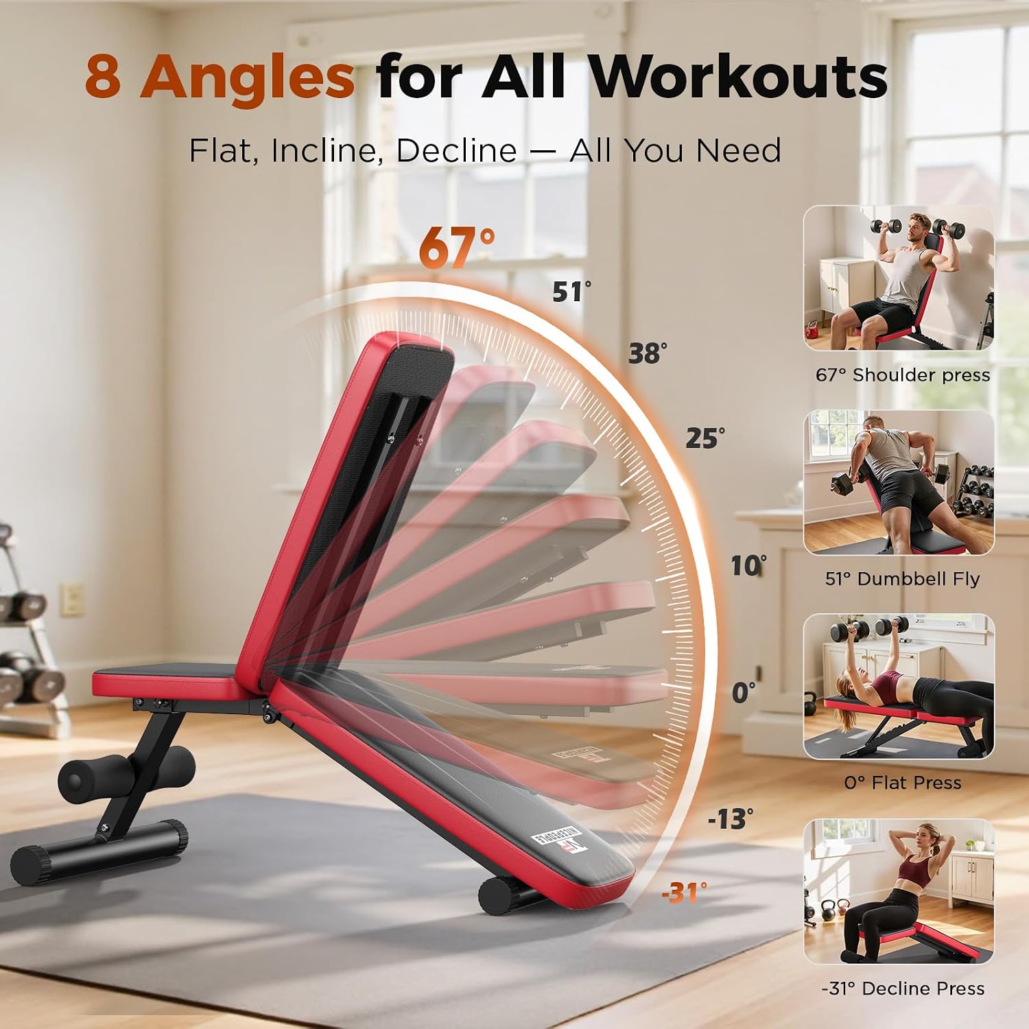 Banc de musculation pliable et - Home Gym For Small Spaces avis et prix