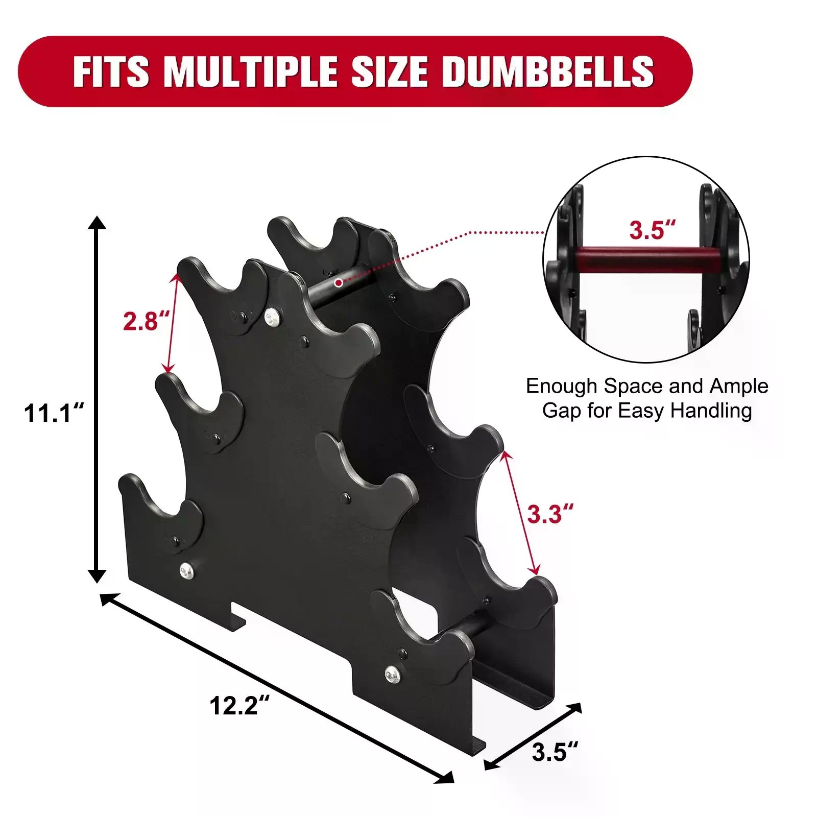 Support à haltères en acier à  - Home Gym For Small Spaces avis et prix
