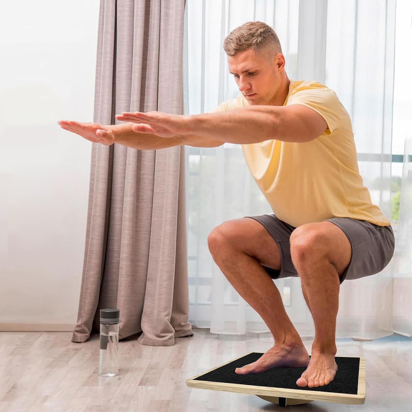 Planche d'équilibre en bois an - Home Gym Room avis et prix