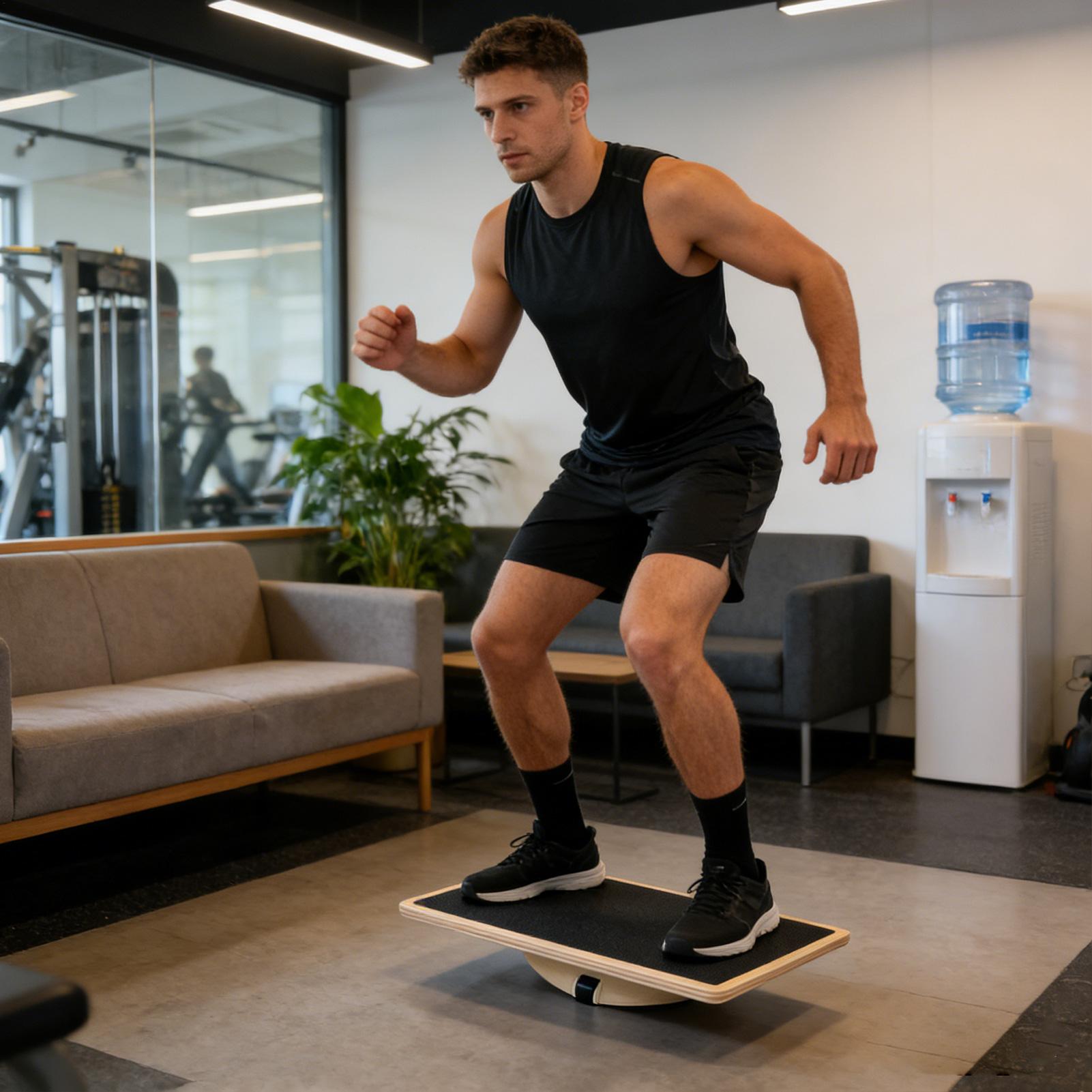 Planche d'équilibre en bois an - Home Gym Room avis et prix