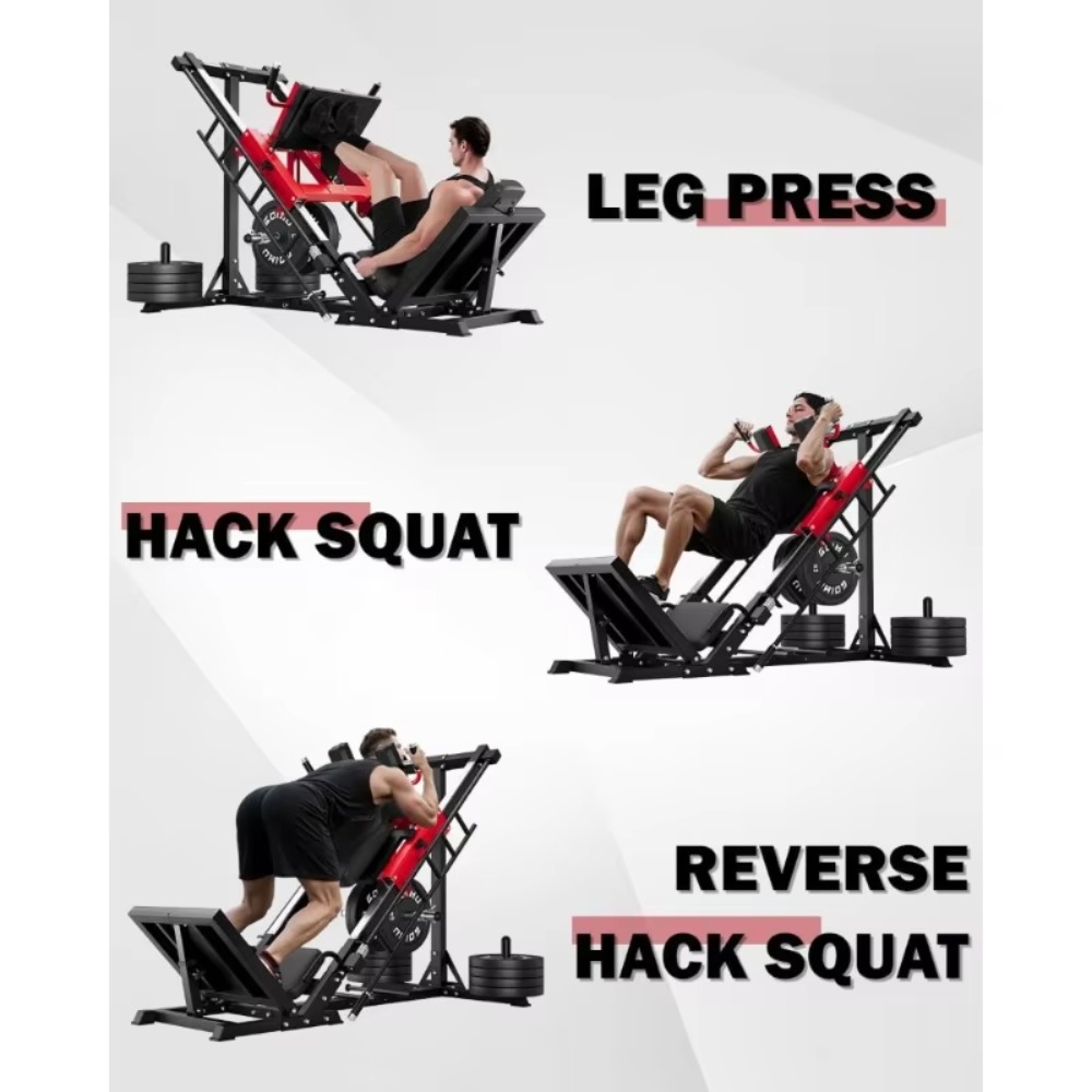 Machine 3-en-1 Leg Press Hack  - Home Gym Quad Machine avis et prix