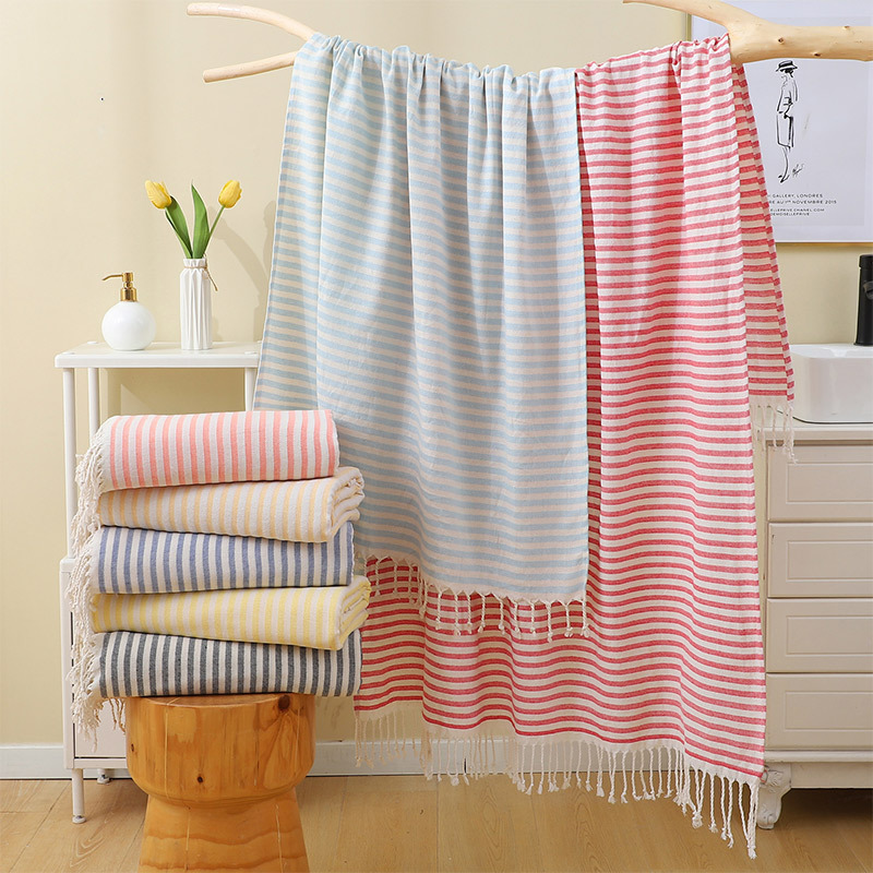 Serviette de plage turque en c - Sauna Home Gym avis et prix