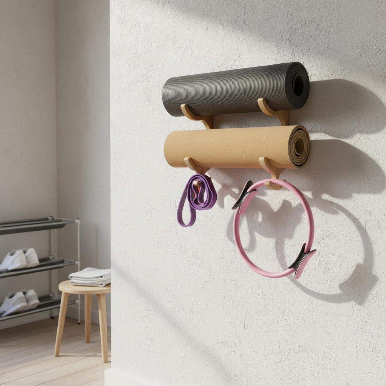 Étagère murale en bois pour ta - Home Gym Yoga Mat avis et prix