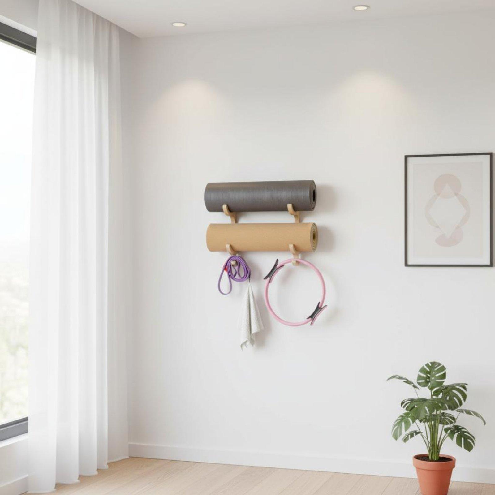 Étagère murale en bois pour ta - Home Gym Yoga Mat avis et prix