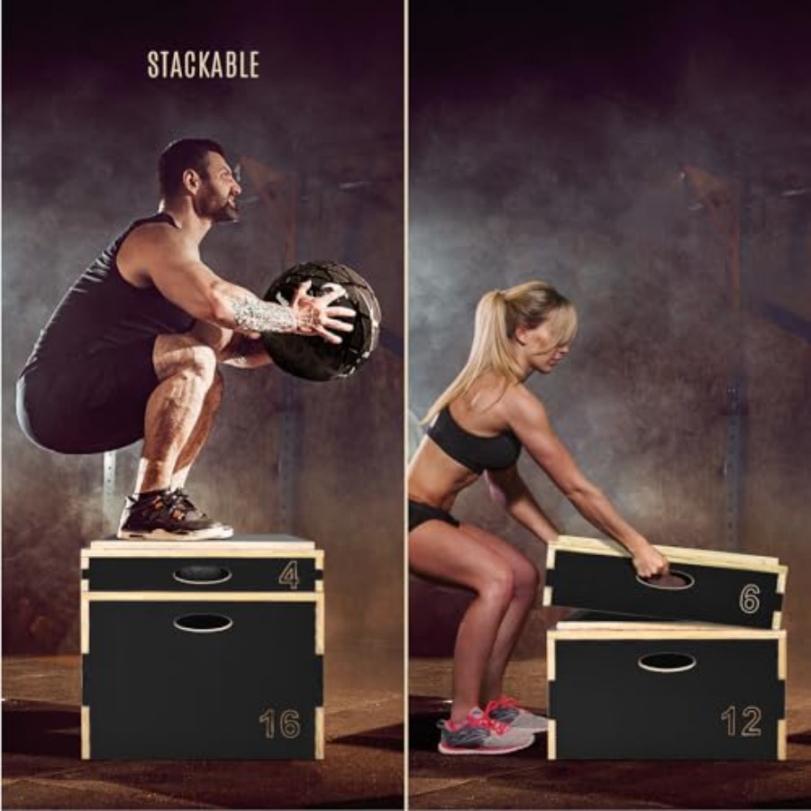 Plateforme Plyométrique en Boi - Home Gym Jump Box avis et prix