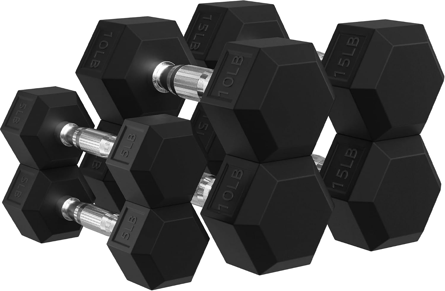 Haltères hexagonaux gainés de  - Hex Dumbbell Set avis et prix