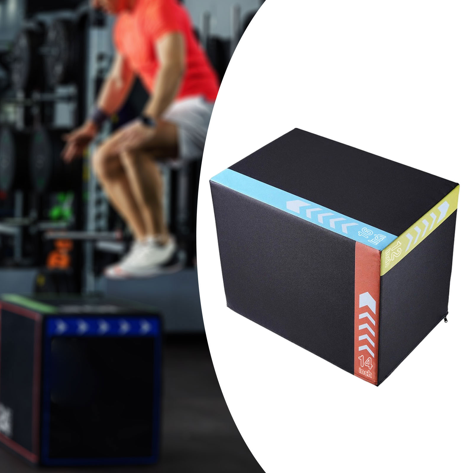 Boîte d'exercice de saut Plyo  - Home Gym Jump Box avis et prix