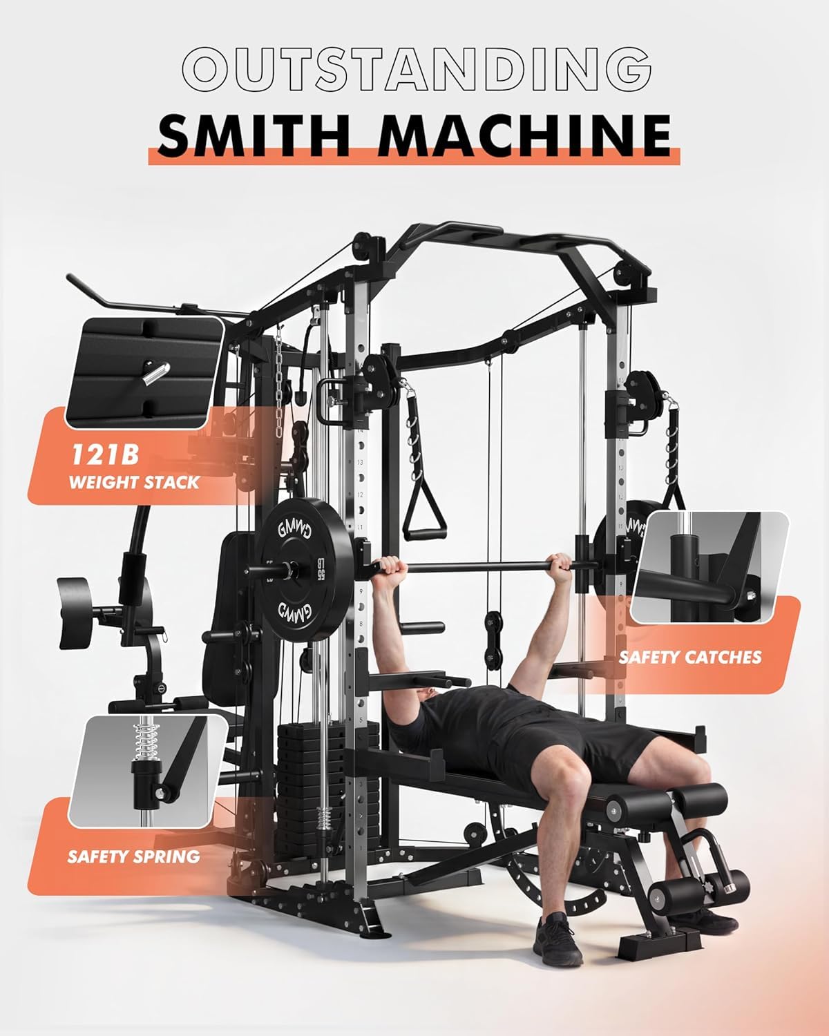 Machine SmithΔ à double statio - Home Gym Smith avis et prix