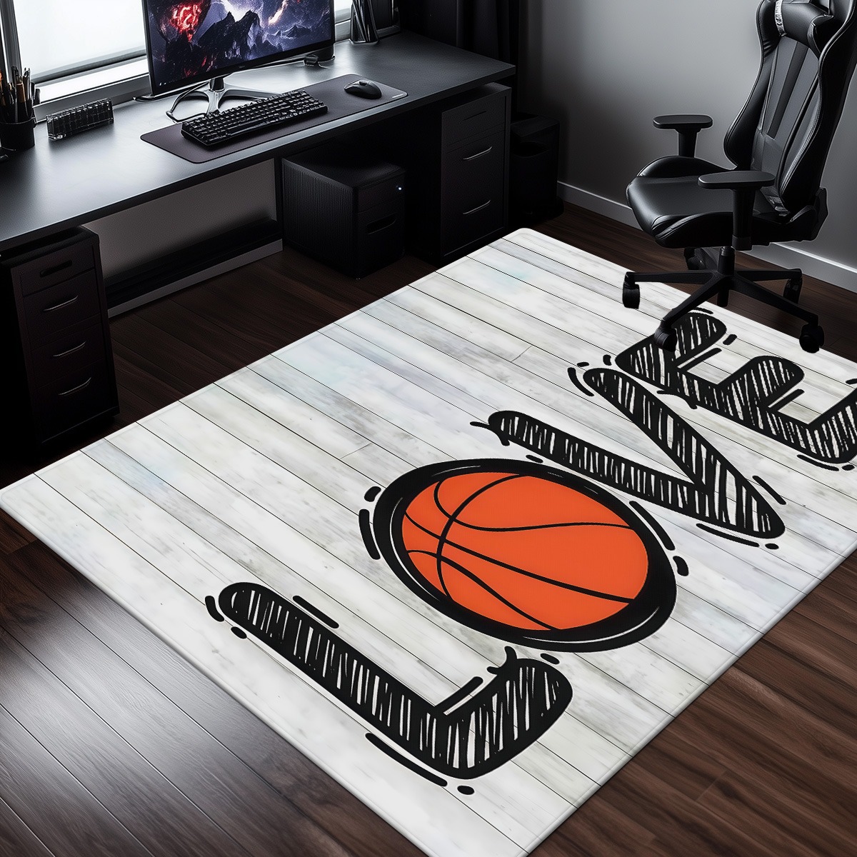 Tapis de terrain de basket-bal - Home Gym And Basketball Court avis et prix