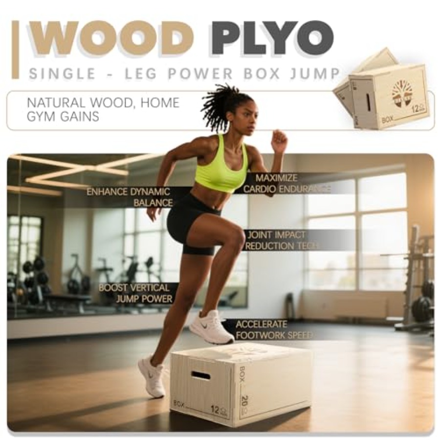 Plateforme de saut pliométriqu - Home Gym Jump Box avis et prix