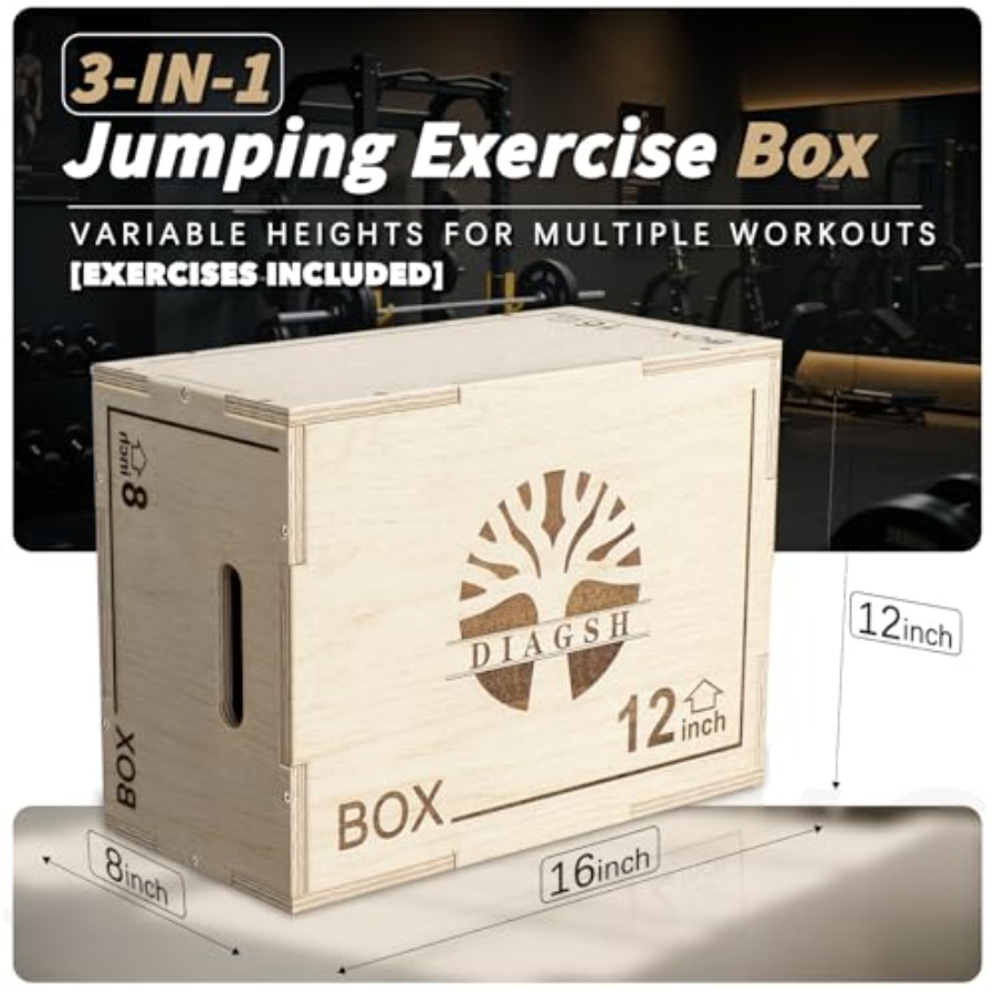 Plateforme de saut pliométriqu - Home Gym Jump Box avis et prix
