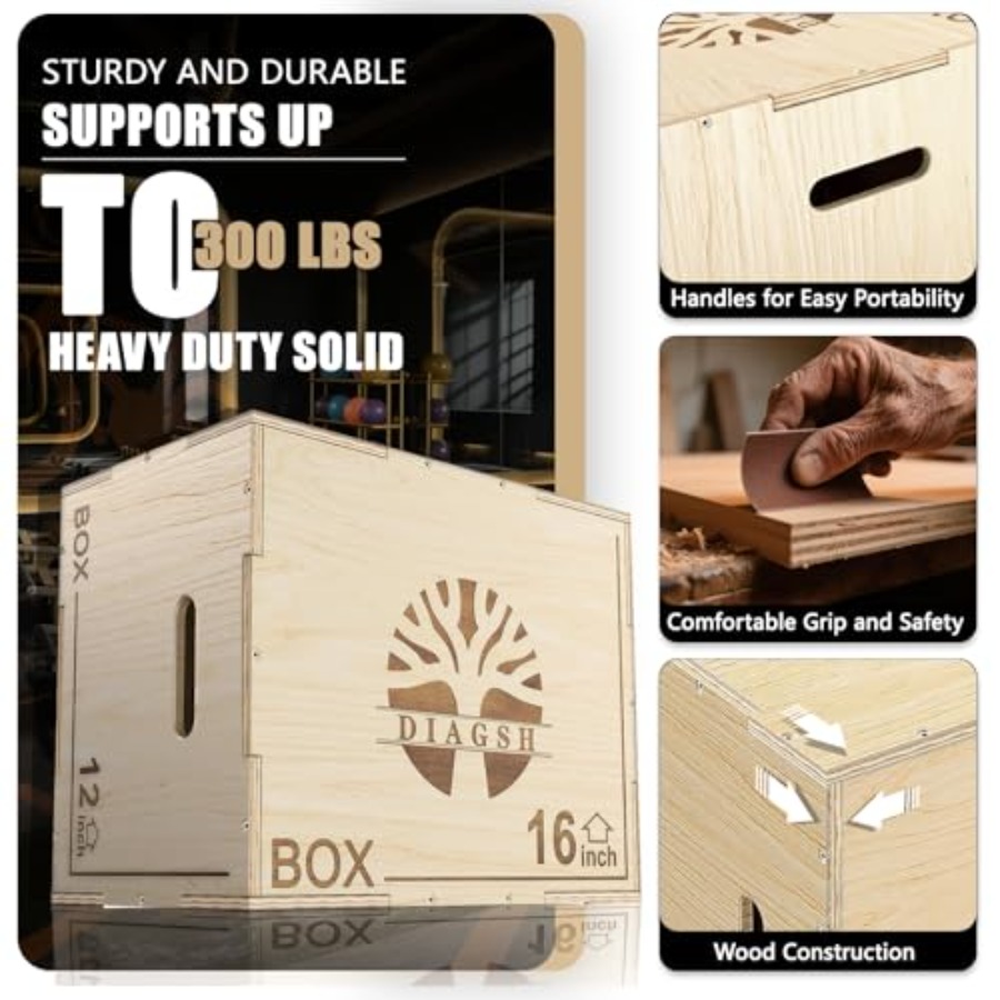 Plateforme de saut pliométriqu - Home Gym Jump Box avis et prix